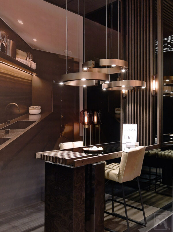 HANGLAMP ASTOR :60CM BRONS ONTWORPEN DOOR BRANDS-CONCEPT - Afbeelding 2