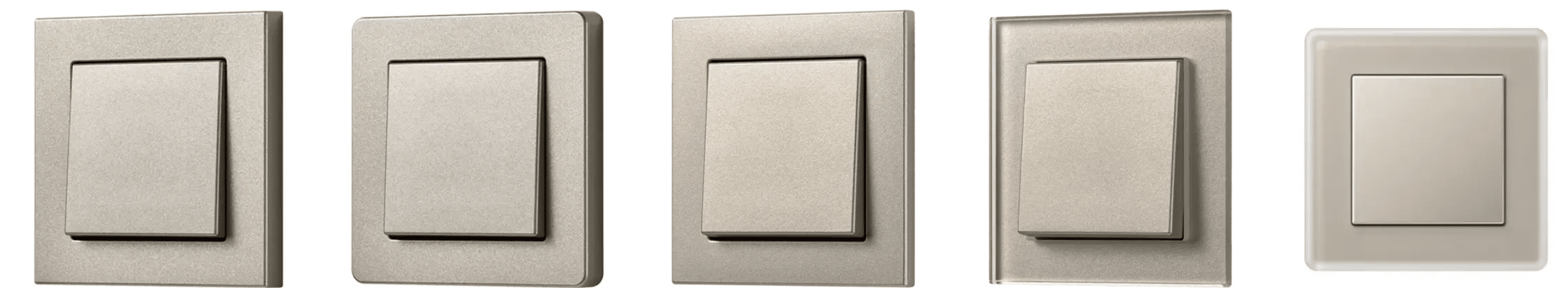 JUNG champagne schakelmateriaal