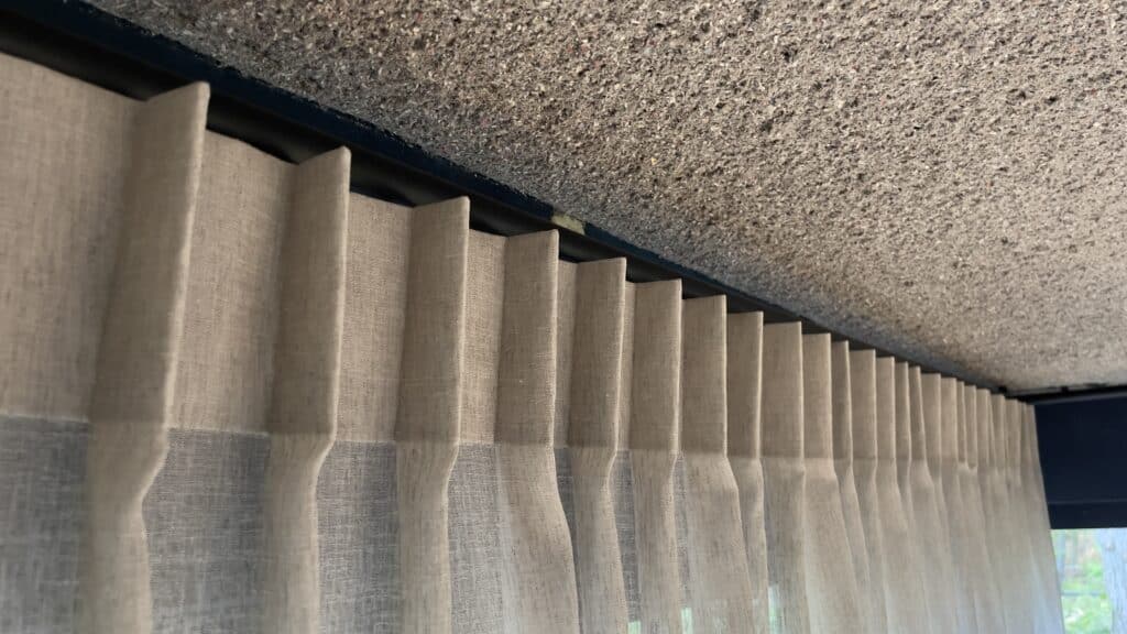 Gordijnen op maat enkele plooi