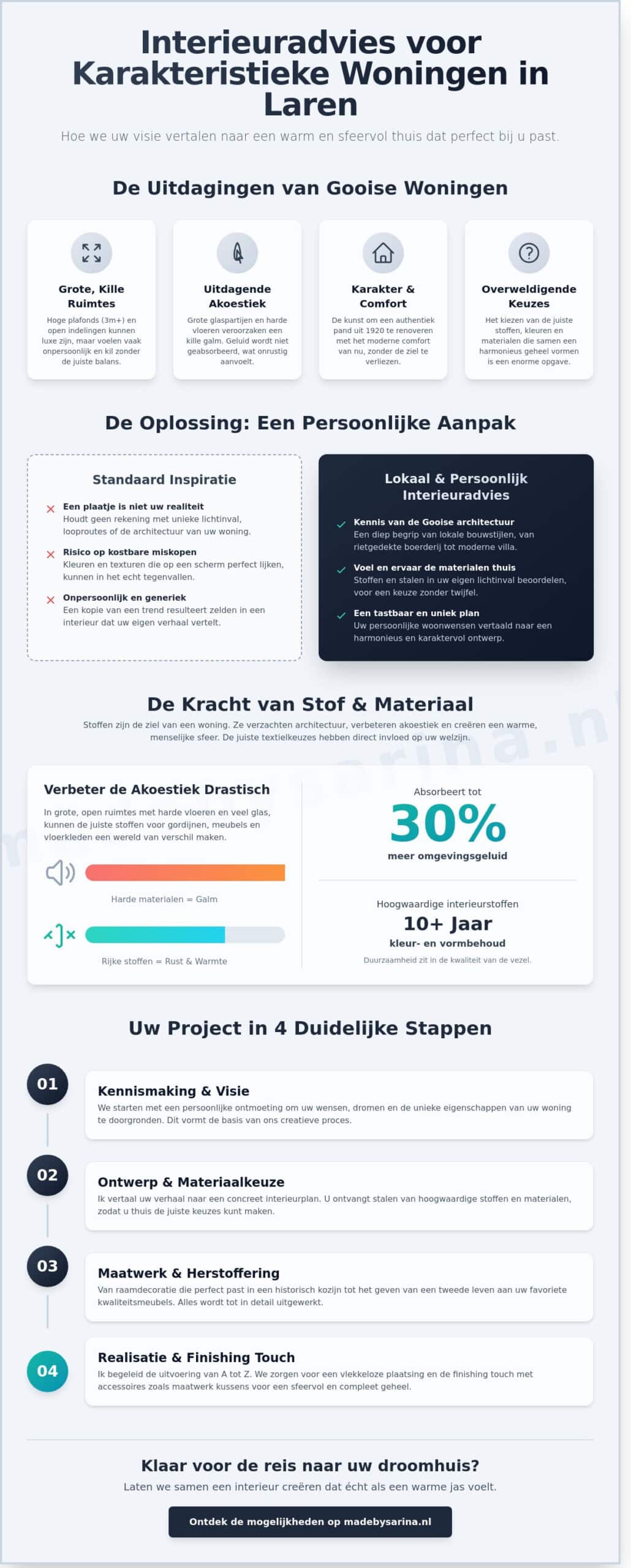Interieuradvies Laren: Creëer een sfeervol en uniek thuis in 't Gooi (2026)