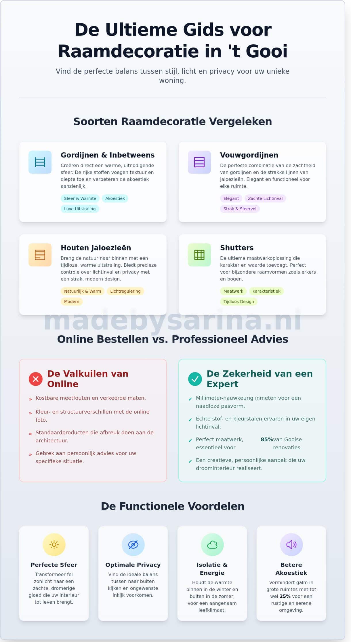 Raamdecoratie in 't Gooi: De complete koopgids voor een sfeervol interieur (2026)